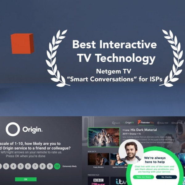 Netgem récompensé "Best interactive TV Technology"
