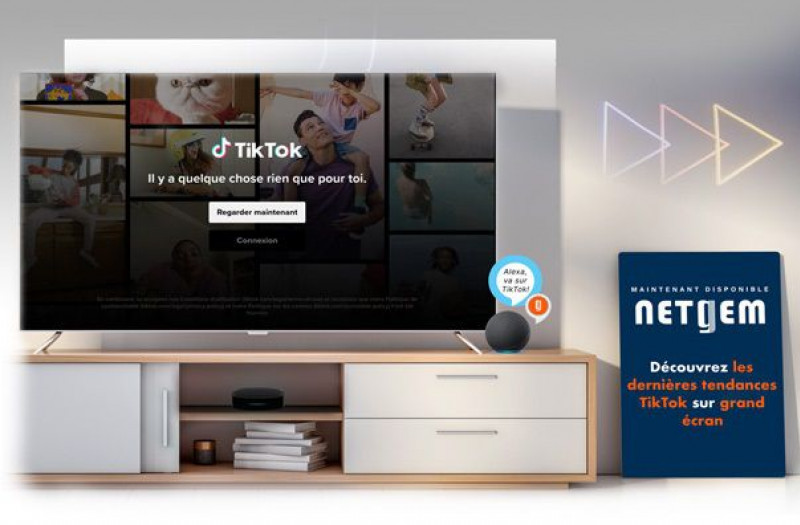 TikTok now available on the Netgem TV platform